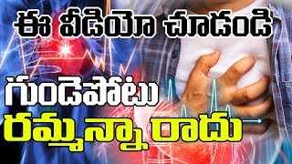 Watch à°—à±à°‚à°¡à±† à°ªà±‹à°Ÿà± à°°à°¾à°µà°¡à°¾à°¨à°¿à°•à°¿ à°®à±à°–à±à°¯ à°•à°¾à°°à°£à°¾à°²à± à°‡à°µà±‡à°¨à°Ÿ..I Heart Attack Symptoms Causes Precautions I Health Tips | Video