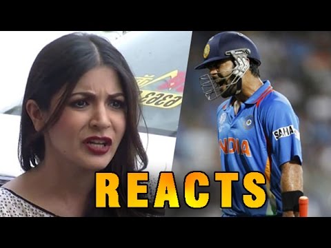 Watch WORLD CUP 2015- Anushka REACTS On The BIG BLAME!! | LehrenTV Video