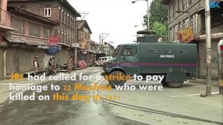 Watch Normal life paralysed in Kashmir due to strike, restrictions Video