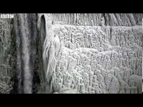 Watch North America Cascades of ice as Niagara Falls freezes News Video Video