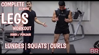 Watch BBRT #29- Complete LEGS WORKOUT for MASS! (Hindi / Punjabi) Video