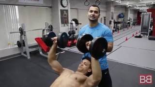 Watch How to- Make your CHEST look wider by doing INCLINE DUMBBELL PRESS! (Hindi / Punjabi) Video