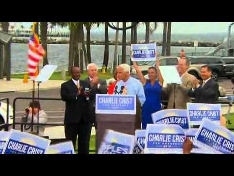 Watch Crist Kicks Off Run for Governor As a Democrat News Video Video