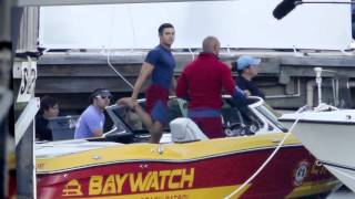 Watch Dwayne 'The Rock' Johnson and Zac Efron Start Filming Baywatch Video
