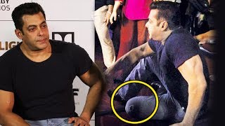 Watch Salman Khan's Suffering From KNEE PAIN Again, But Won't Stop Tubelight Promotion Video