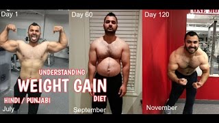 Watch Understanding WEIGHT GAIN BULKING DIET! (Hindi / Punjabi) Video