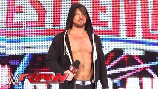 Watch AJ Styles interrupts Fandango vs. Chris Jericho: Raw, March 21, 2016 Video
