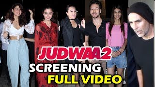 Watch Judwaa 2 Screening FULL HD Video | Varun Dhawan, Akshay Kumar, Tiger Shroff, Jacqueline Video