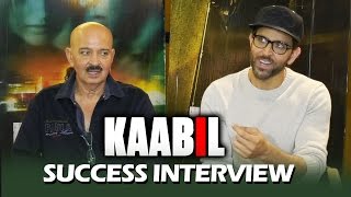 Watch KAABIL SUCCESS INTERVIEW - FULL HD Video - Hrithik Roshan, Rakesh Roshan Video