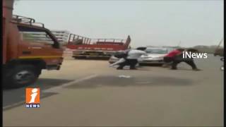 Watch DCM Driver Attempts To Suicide At Vanasthalipuram Due To Brake Glasses | i News Video