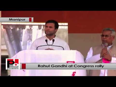 Watch Rahul Gandhi- Congress and Manipur have a long standing relationship Video