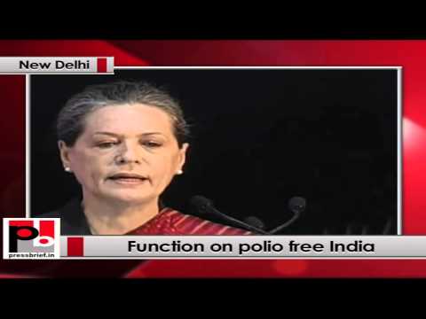 Watch Sonia Gandhi- This massive immunization programme required a high degree of coordination Video