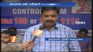 Watch GHMC Officials Emergency Services And Inspects On Heavy Rains In Hyderabad | iNews Video