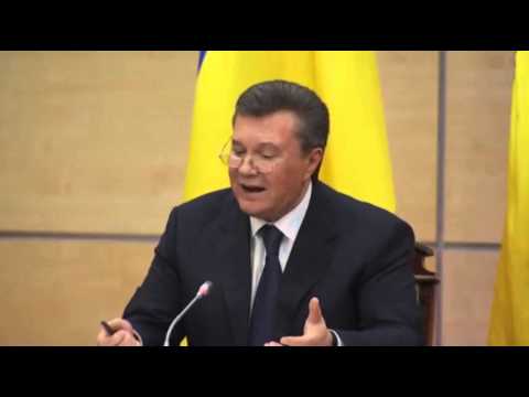 Watch Ukraine's Fugitive President 'Did Not Flee' News Video Video