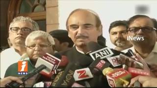 Watch NDA Not Given Any Name For Presidential Candidate | Ghulam Nabi Azad | iNews Video