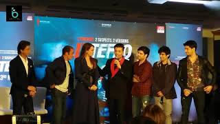 Watch Karan Johar Makes Fun Of Nepotism Again At Ittefaq Press Conference With Shahrukh Khan Video