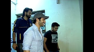 Watch Actor Varun Dhawan spotted at Mumbai juhu PVR Video