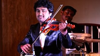 Watch 'Kanne Kalaimane' Abhijith P S Nair on Violin Live With His fusion Band(Ilayaraja Violin Cover) Video