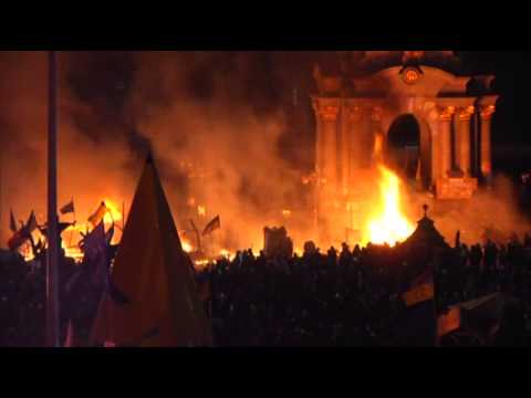 Watch Riot Police Move in Against Kiev Protest Camp News Video Video