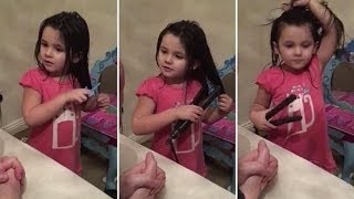 Watch Adorable Little Girl Telling Her Dad That She is Getting Ready To Go On A Date With Harry Styles Video