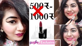 Watch Lipsticks under â‚¹100 | Affordable Lipstick for Indian Skin | NY Bae lipstick - Swatches + Review Video