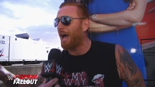 Watch Heath Slater looks to accept John Cena's U.S. Open Challenge: WWE Raw Fallout, October 12, 2015 Video