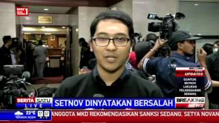 Watch 9 Anggota MKD Nyatakan Novanto Lakukan Pelanggaran Sedang Video