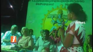 Watch Medha Patkar Visits Godavari Mega Aqua Food In Thundur | West Godavari | iNews Video