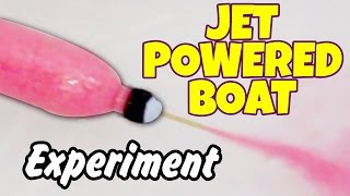 Watch Jet Powered Boat Amazing Science Experiment Video