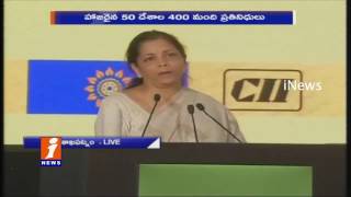 Watch Nirmala sitharaman Prices Andhra Pradesh Over GDP Growth At CII Summit | Vishaka | iNews Video