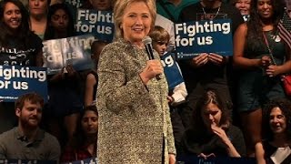 Watch Clinton Talks Climate Change at Florida Rally Video