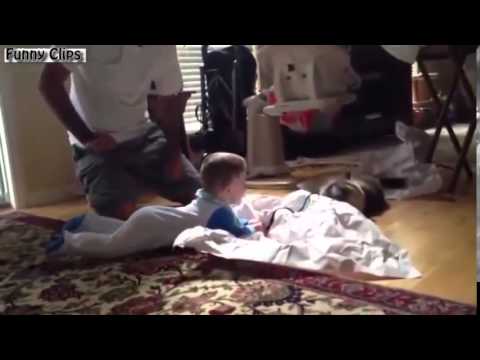 Watch Funny videos Animals + Babies - Best Of Babies Laughing Hysterically At Dogs And Cats Compilation Video