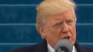 Watch Donald Trump thanks people, Obama after taking oath as US President Video