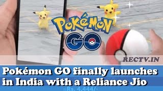 Watch PokÃ©mon GO finally launches in India with a Reliance Jio ll latest news video game updates in india Video
