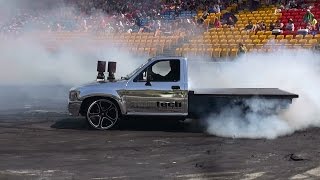 Watch GUSBOY AT BURNOUT MANIA SYDNEY DRAGWAY Video