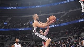 Watch NBA: Tony Parker Drops Season-High 31 Points on Detroit Video