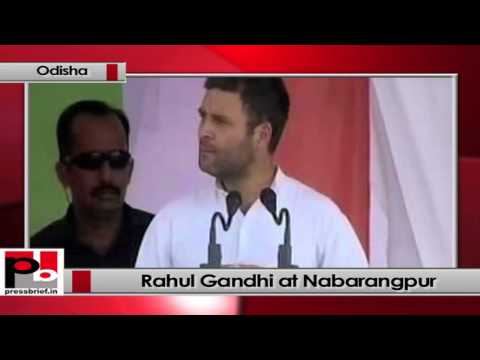 Watch Rahul Gandhi at Nabarangpur in Odisha Video