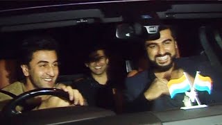 Watch Ranbir Kapoor & Arjun Kapoor At Karan Johar's Birthday Bash 2017 Video