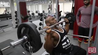 Watch How to- Seated MILITARY PRESS with Fred BIGGIE Smalls! (Pro Series) Video