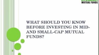 Watch What should you know before investing in mid and small-cap mutual funds? Video