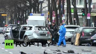 Watch Germany: Forensic experts launch investigation at scene of Berlin car bomb blast Video