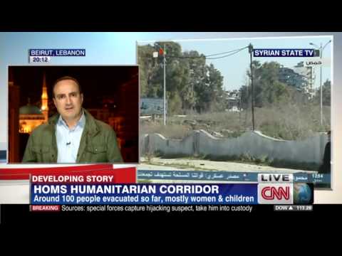 Watch Syria aid Convoy Fired on in Homs News Video Video