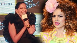 Watch Sonam Kapoor MAKES Fun Of Kangana Ranaut In Public Video