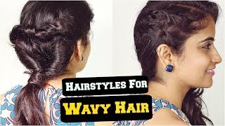 Watch 2 Easy Everyday Hairstyles For Wavy Frizzy Hair For School, College, Work/ Ft Slick And Natty Video