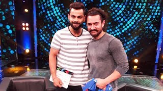 Watch Aamir Khan And Virat Kohli SHOOT For Diwali Special Chat Show | Secret Superstar Promotion Video