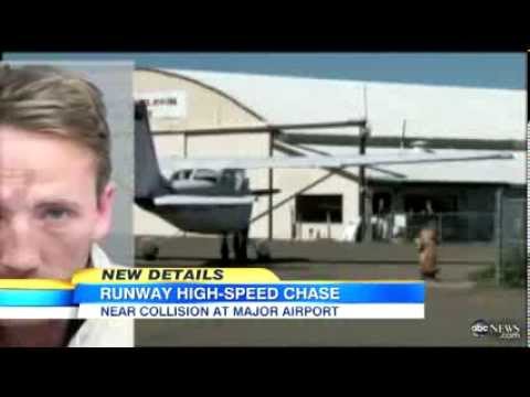 Watch Plane Almost Hits Car on Runway News Video Video