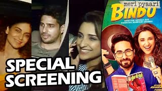 Watch Meri Pyaari Bindu Special Screening | Kangana, Parineeti, Sidharth Malhotra Video