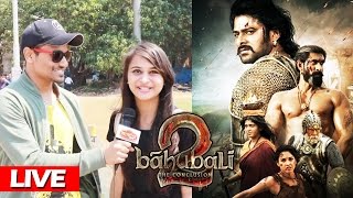 Watch Baahubali 2- The Conclusion - Trailer Reaction - Prabhas, Rana Daggubati, SS Rajamouli Video