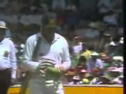 Watch Curtley Ambrose devastating spell of 7 for 1 run v Australia - Cricket Classic Video Video