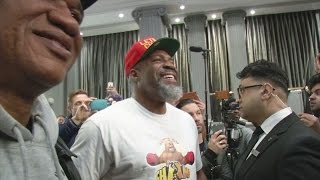 Watch MUST WATCH! David Haye press conference gatecrashed - Sports News Video Video